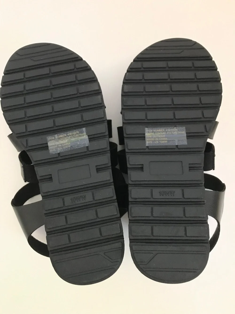 TORRID Fisherman Platform Sandals Extra Wide Width Black Women’s Size 10 WW